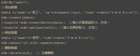 thinkphp5常用代码调用集合，建站时很实用哦