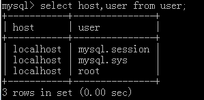 mysql 用户管理和权限设置